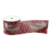 William Morris Strawberry Thief Satin Ribbon Satinband (Spule)