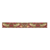 William Morris Strawberry Thief Satin Ribbon Satinband (Vorderseite)
