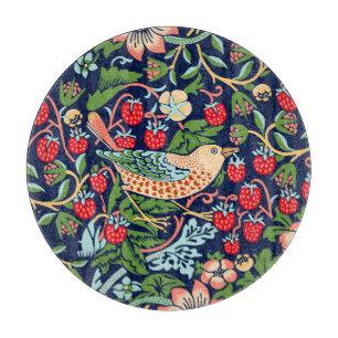 William Morris Strawberry Thief Schneidebrett