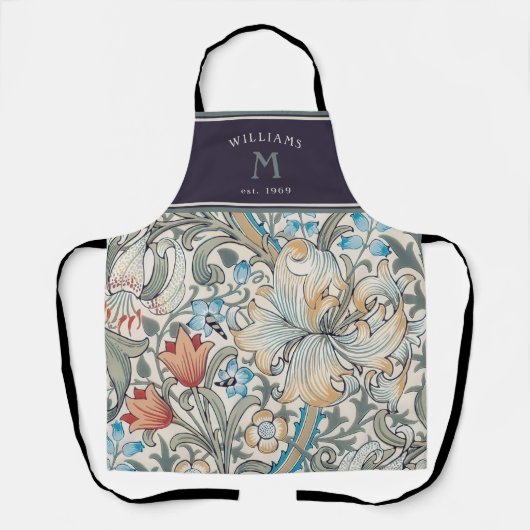 William Morris Strawberry Thief Schürze (Vorderseite)