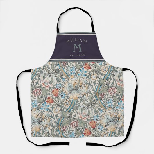 William Morris Strawberry Thief Schürze (Vorderseite)