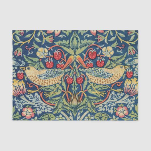 William Morris - Strawberry Thief Seidenpapier (Vorderseite)