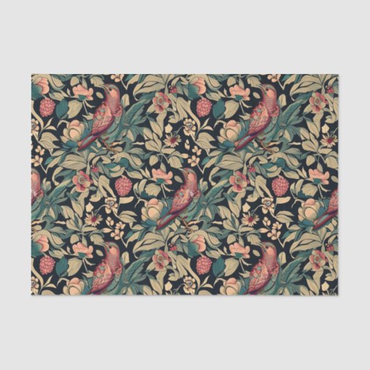 William Morris Strawberry Thief Seidenpapier (Vorderseite)