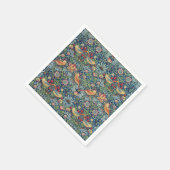 William Morris - Strawberry Thief Serviette (Ecke)