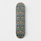 William Morris - Strawberry Thief Skateboard (Vorderseite)