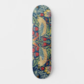 William Morris - Strawberry Thief Skateboard (Vorderseite)