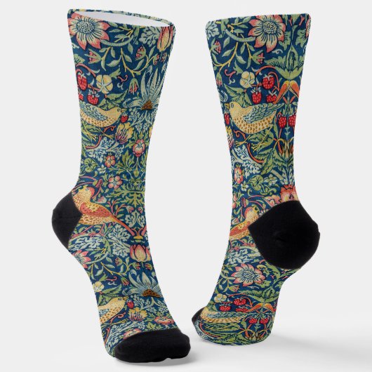 William Morris - Strawberry Thief Socken (Gewinkelt)