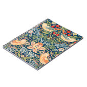 William Morris 'Strawberry Thief' SpiralNotebook Notizblock (Linke Seite)