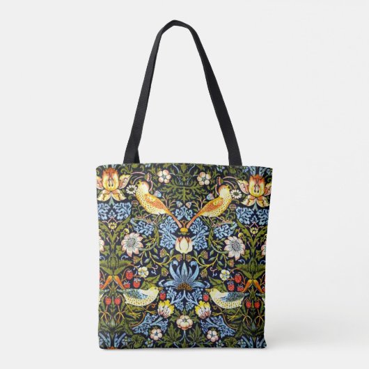 William Morris - Strawberry Thief Tasche (Rückseite)