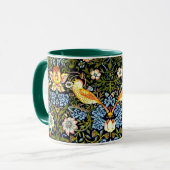William Morris - Strawberry Thief Tasse (Vorderseite Links)