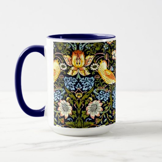William Morris - Strawberry Thief Tasse (Links)