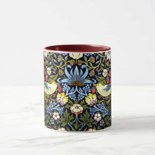 William Morris - Strawberry Thief Tasse (Zentrum)