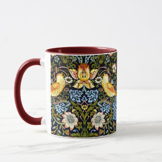 William Morris - Strawberry Thief Tasse (Links)