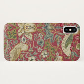 William Morris Strawberry Thief Textilmuster Case-Mate iPhone Hülle (Rückseite (Horizontal))