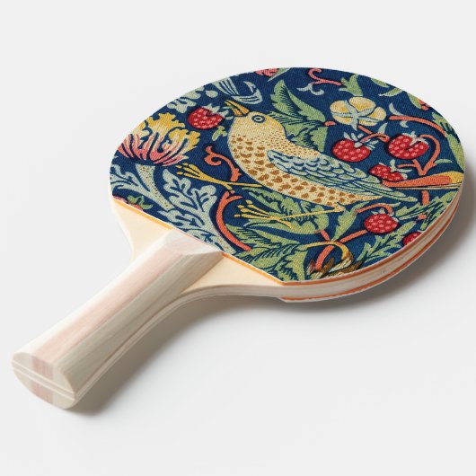 William Morris - Strawberry Thief Tischtennis Schläger (Vorderseite)