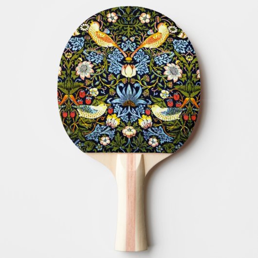 William Morris, Strawberry Thief,  Tischtennis Schläger (Vorderseite)