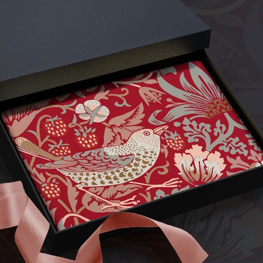 William Morris Strawberry Thief Tissue Paper Seidenpapier