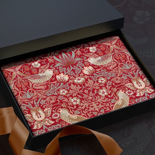 William Morris Strawberry Thief Tissue Paper Seidenpapier