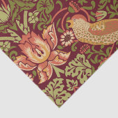 William Morris Strawberry Thief Tissue Paper Seidenpapier (Detail)