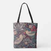 William Morris Strawberry Thief Tote Bag Tasche (Rückseite)