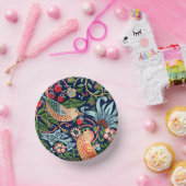 William Morris Strawberry Thief Verziert Pappteller (Party)