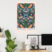 William Morris Strawberry Thief Wall Art Poster (Heimbüro)