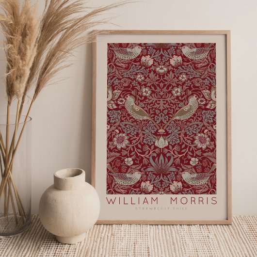 William Morris Strawberry Thief Wall Art Poster