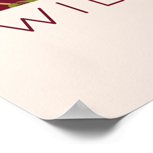 William Morris Strawberry Thief Wall Art Poster (Ecke)