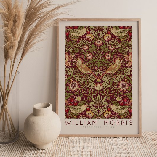 William Morris Strawberry Thief Wandkunstposter Poster