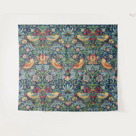 William Morris - Strawberry Thief Wandteppich