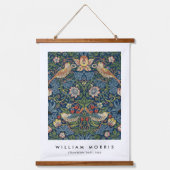 William Morris Strawberry Thief Wandteppich Mit Holzrahmen (Vorderseite)