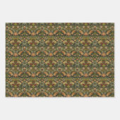 William Morris: Strawberry Thief Wrapping Paper Geschenkpapier Set (Vorderseite 3)