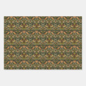 William Morris: Strawberry Thief Wrapping Paper Geschenkpapier Set (Vorderseite 2)