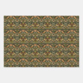William Morris: Strawberry Thief Wrapping Paper Geschenkpapier Set (Vorderseite)
