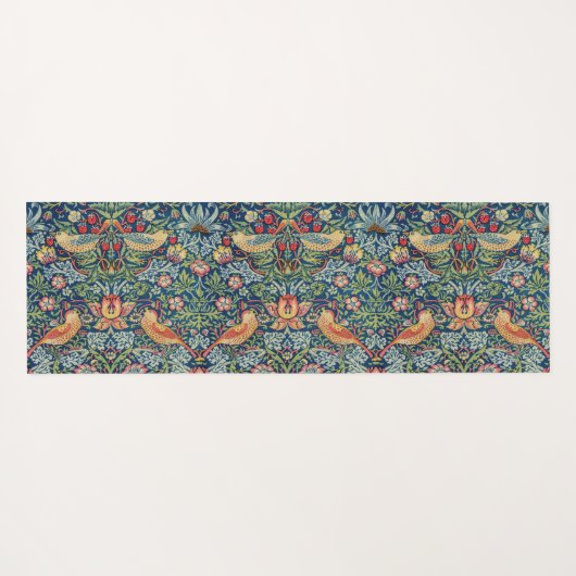 William Morris - Strawberry Thief Yogamatte (Rückseite (Horizontal))