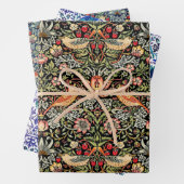 William Morris Strawberry Wrapping Paper Sheets Geschenkpapier Set (Beispiel)