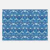 William Morris Strswberry Diief, Multi Blue Black Geschenkpapier Set (Vorderseite 2)
