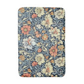 William Morris style floral acanthus pattern Badematte (Vorderseite Vertikal)