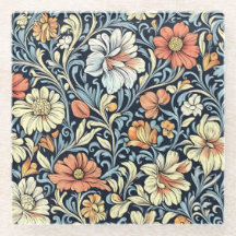 William Morris style floral acanthus pattern