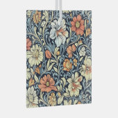 William Morris style floral acanthus pattern Ornament Aus Glas (Vorderseite Rechts)