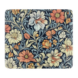 William Morris style floral acanthus pattern Schneidebrett