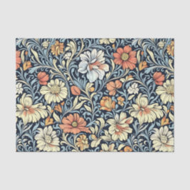 William Morris style floral acanthus pattern Seidenpapier