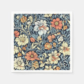 William Morris style floral acanthus pattern Serviette (Vorderseite)