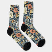 William Morris style floral acanthus pattern Socken (Rechts)