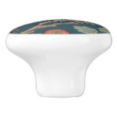 William Morris Style Great gepunktet Woodpecker Bi Keramikknauf (Seitenansicht)