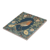 William Morris Style R Robin RedBrustvogel Fliese (Seite)