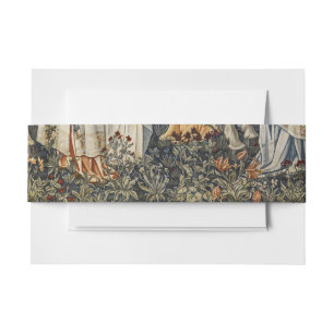 William Morris Suche nach Heiligem Gral: Schildwal Einladungsbanderole