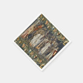 William Morris Suche nach Heiligem Gral: Schildwal Serviette (Ecke)