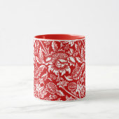 William Morris Sunblumen, Deep Red and White Tasse (Zentrum)