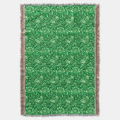 William Morris Sunblumen, Emerald Green Decke (Vorderseite Vertikal)